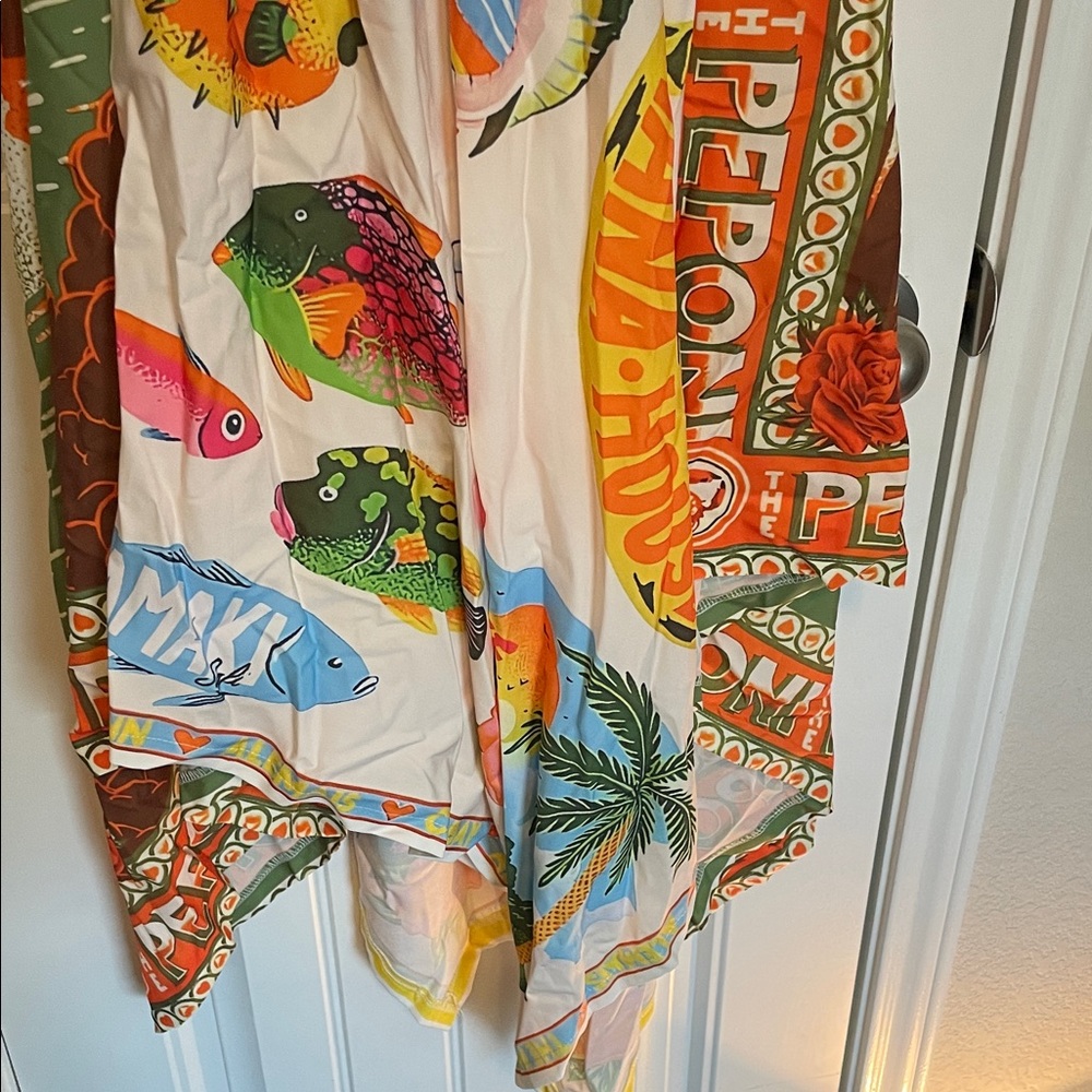 Commense Multicolor Asymmetrical Handkerchief Hem… - image 10